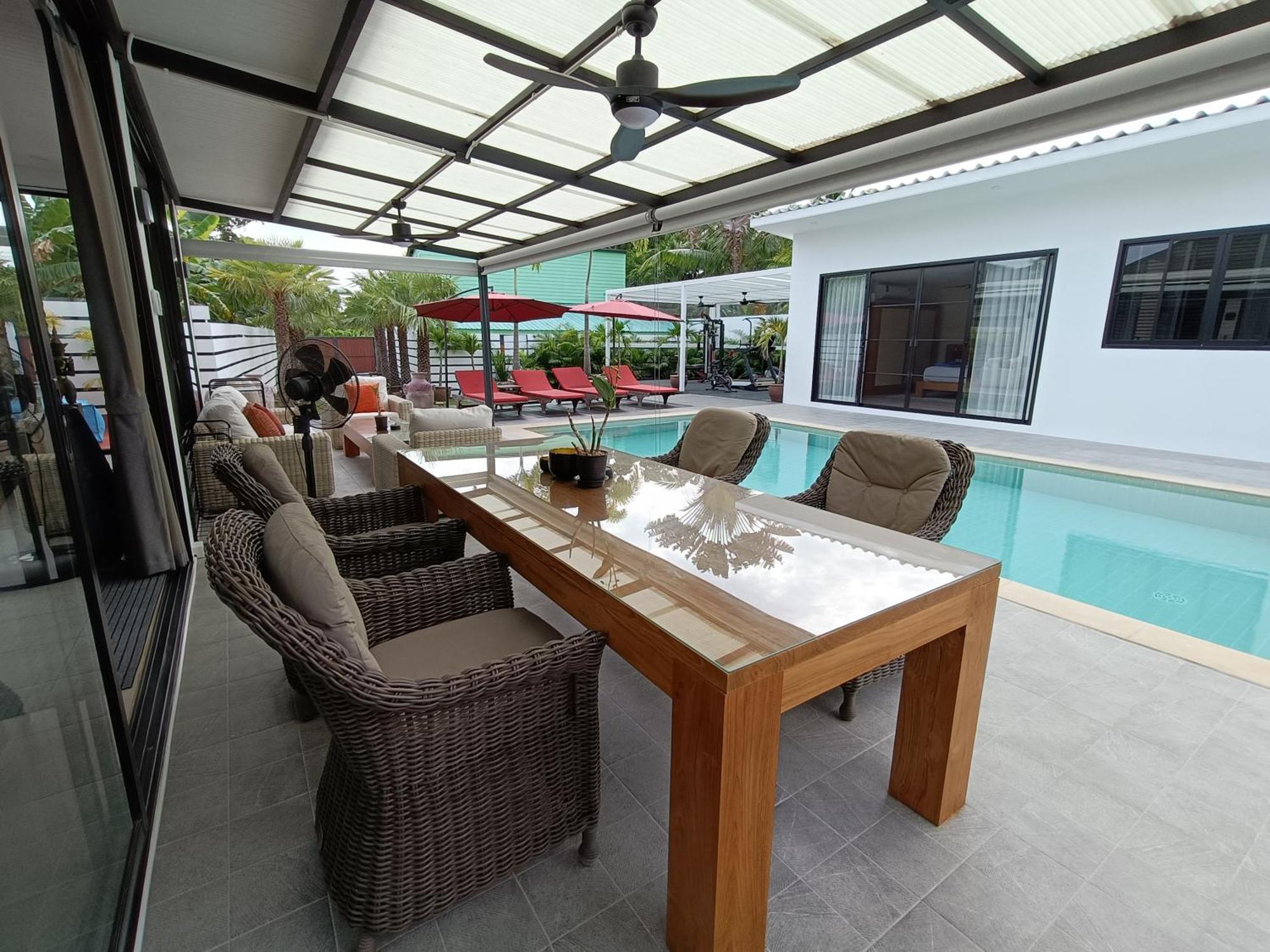 Beautiful Private 3 Bedroom Villa With Pool And Gym Rawai Buitenkant foto