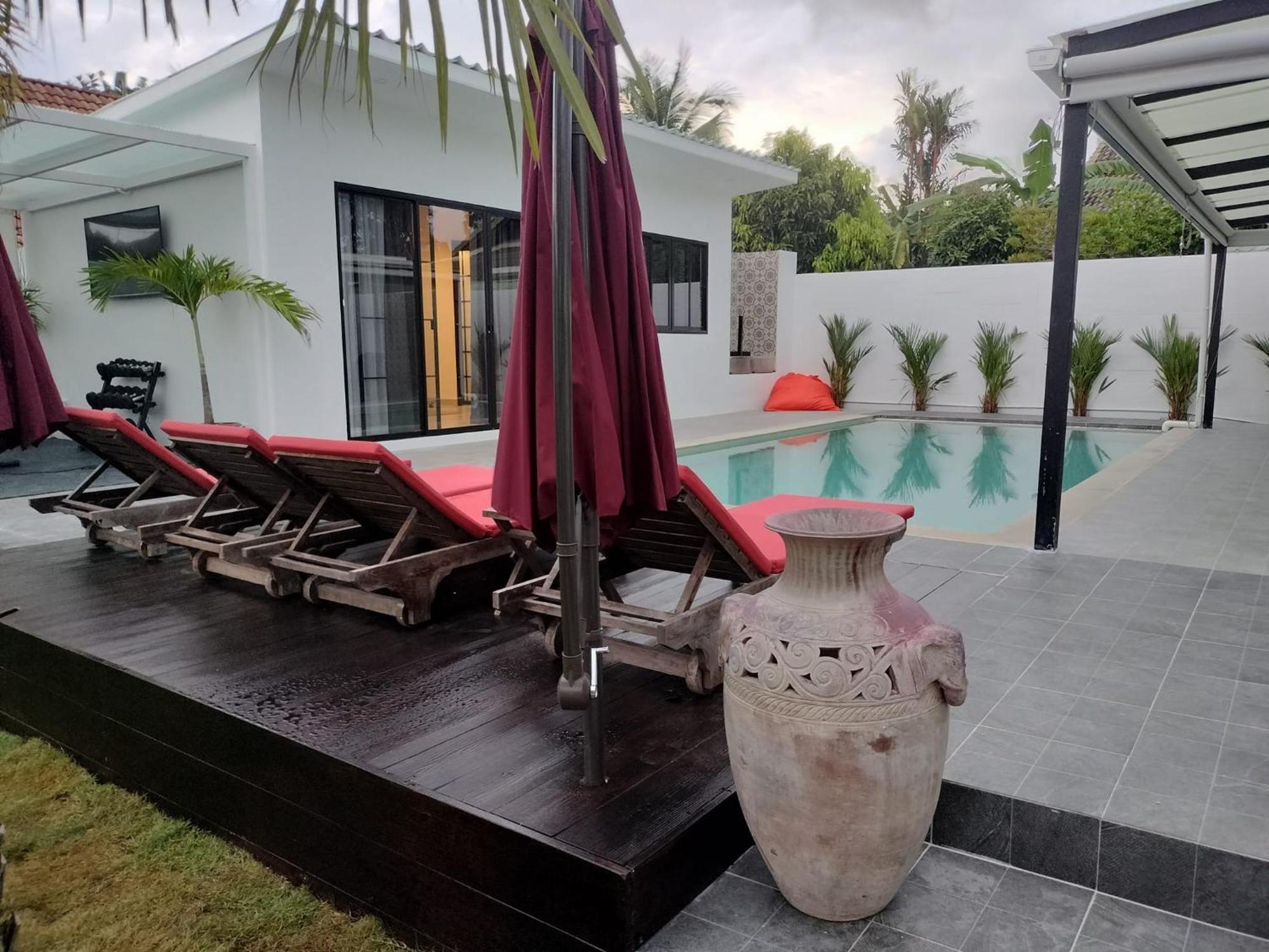 Beautiful Private 3 Bedroom Villa With Pool And Gym Rawai Buitenkant foto